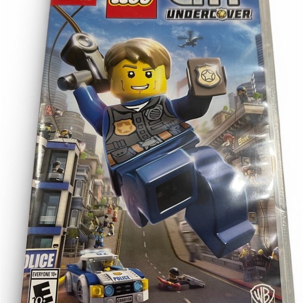 LEGO City Adventure Game with Blue and Yellow Cover